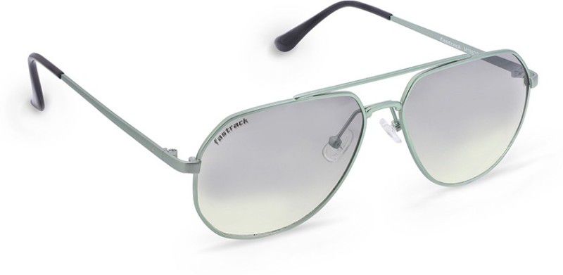 Gradient Aviator Sunglasses (Free Size)  (For Men, Green)