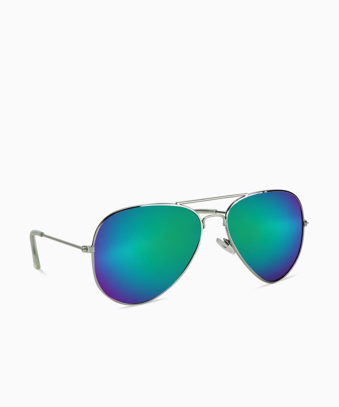 Mirrored Aviator Sunglasses (Free Size)  (For Men, Multicolor)