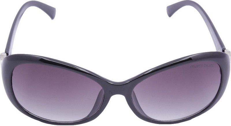 Oval Sunglasses (Free Size)  (For Women, Blue)