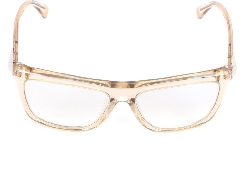 Mirrored Wayfarer Sunglasses (54)  (For Men & Women, Clear)
