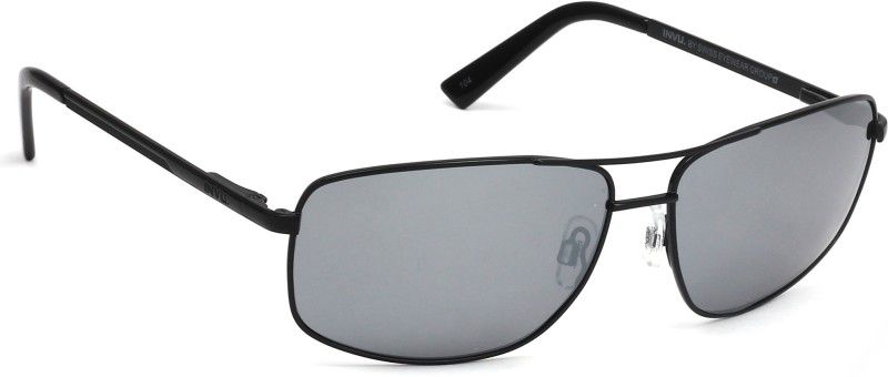 Polarized, UV Protection Rectangular Sunglasses (Free Size)  (For Men, Grey)