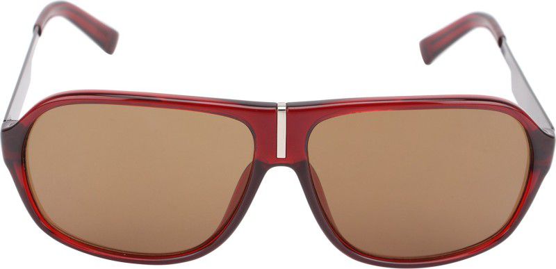 Gradient Rectangular Sunglasses  (For Women, Brown)