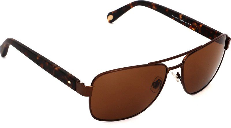 Gradient Wayfarer Sunglasses (60)  (For Men, Brown)