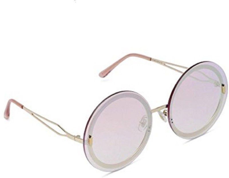 UV Protection Round Sunglasses (60)  (For Women, Pink)