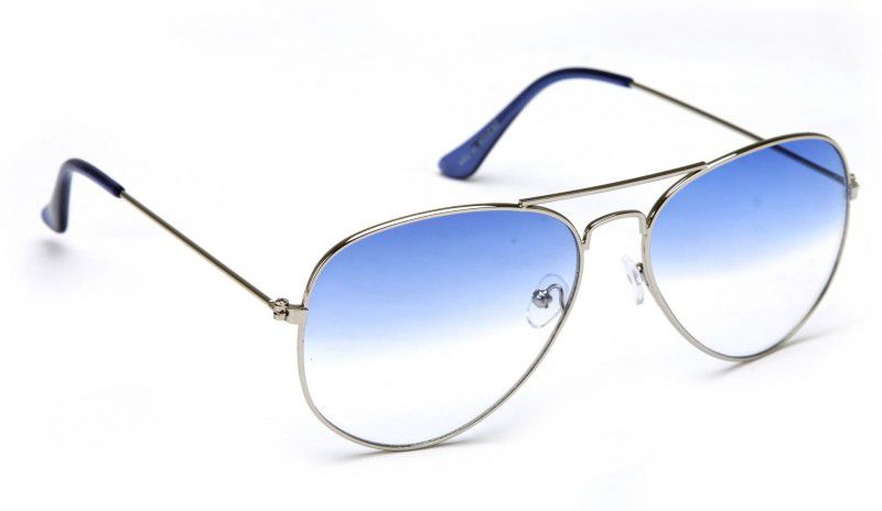 Aviator Sunglasses (Free Size)  (For Men, Blue, Clear)