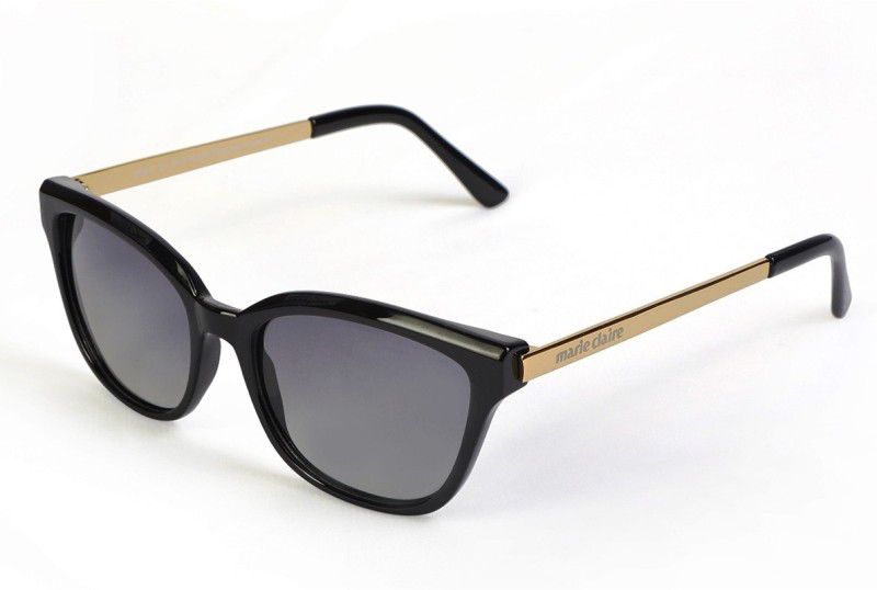 Gradient, Polarized, UV Protection Cat-eye Sunglasses (Free Size)  (For Women, Blue)