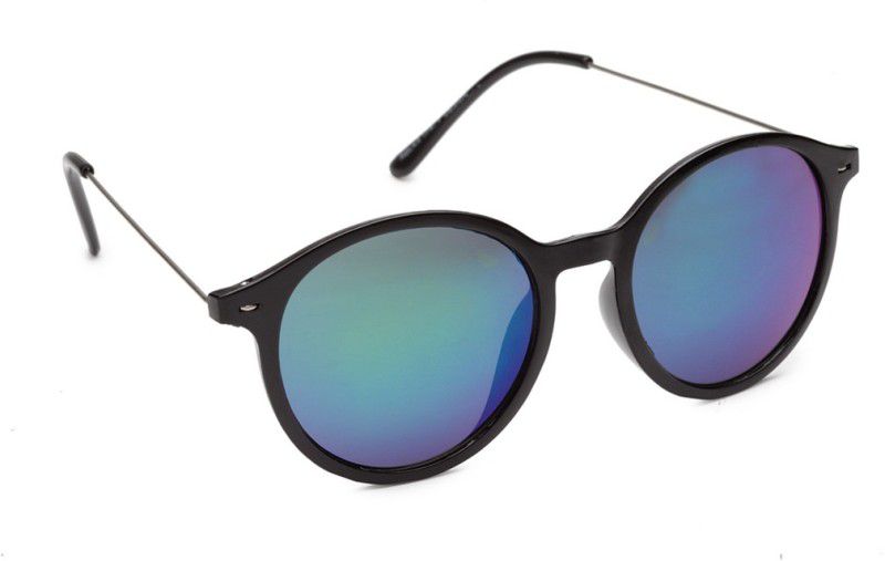 UV Protection Round Sunglasses (54)  (For Men & Women, Blue)