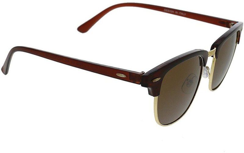 UV Protection Wayfarer Sunglasses (48)  (For Men & Women, Brown)