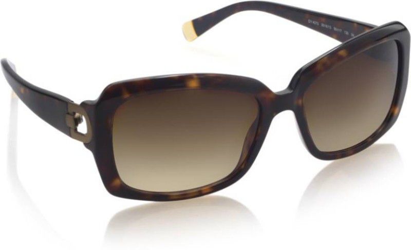 UV Protection Rectangular Sunglasses  (For Women, Brown)