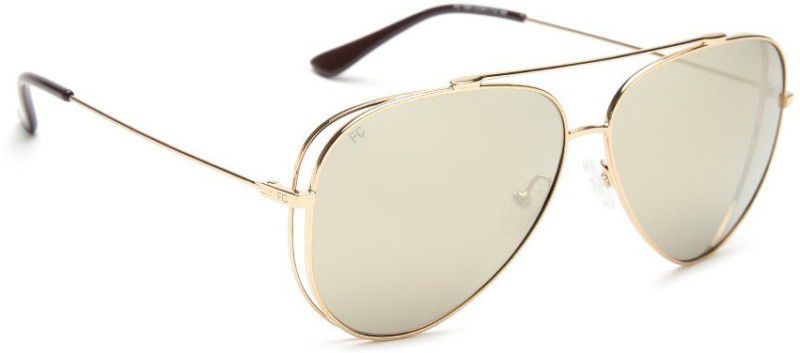 Mirrored Aviator Sunglasses (Free Size)  (For Men & Women, Green, Pink)