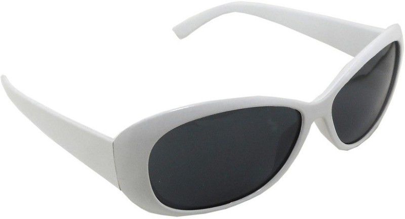 Gradient Oval Sunglasses (55)  (For Girls, Black)