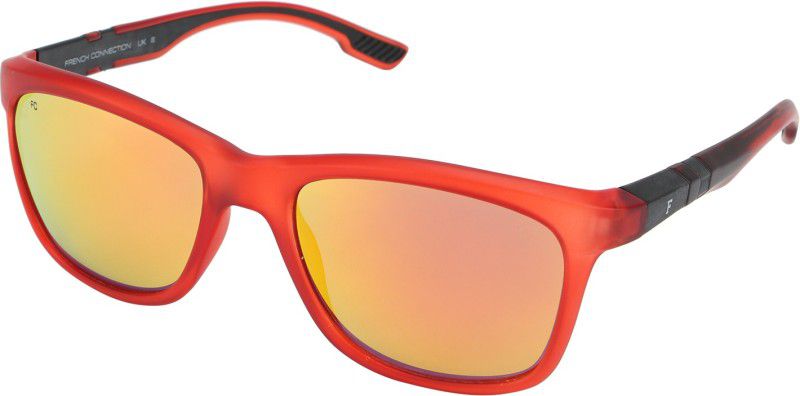 UV Protection Wayfarer Sunglasses (Free Size)  (For Men, Red)