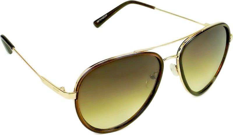 Gradient Aviator Sunglasses (40)  (For Men, Brown)
