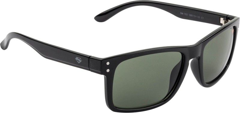UV Protection Rectangular Sunglasses (58)  (For Men & Women, Green)