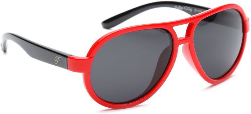 Polarized Aviator Sunglasses (Free Size)  (For Girls, Grey)