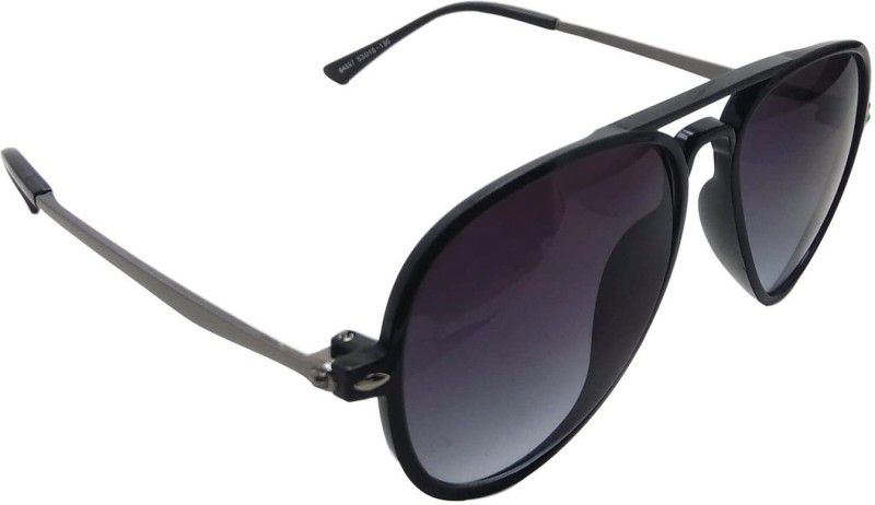 UV Protection, Gradient Aviator Sunglasses (Free Size)  (For Men & Women, Grey)