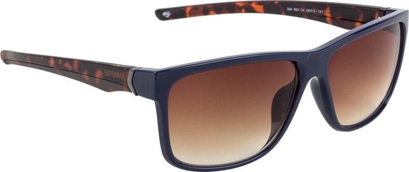 UV Protection Wayfarer Sunglasses (58)  (For Men & Women, Brown)