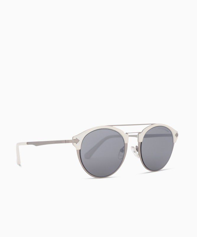 Polarized Round Sunglasses (52)  (For Men & Women, Grey)