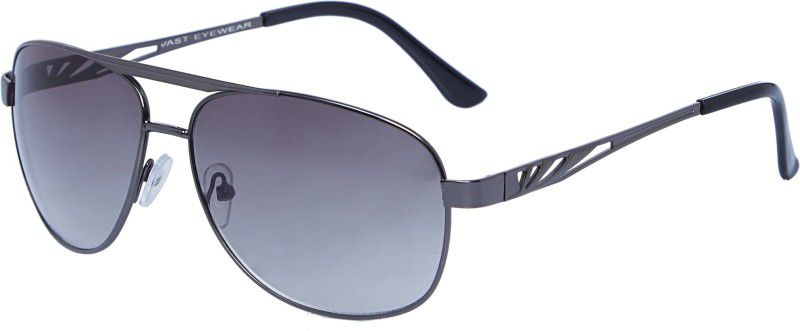 UV Protection Aviator Sunglasses (52)  (For Men & Women, Grey)