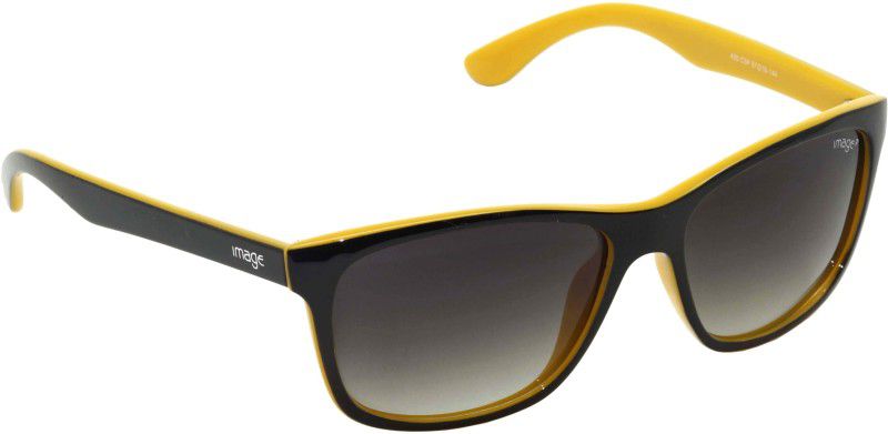 Polarized, Gradient Wayfarer Sunglasses (53)  (For Men, Brown)