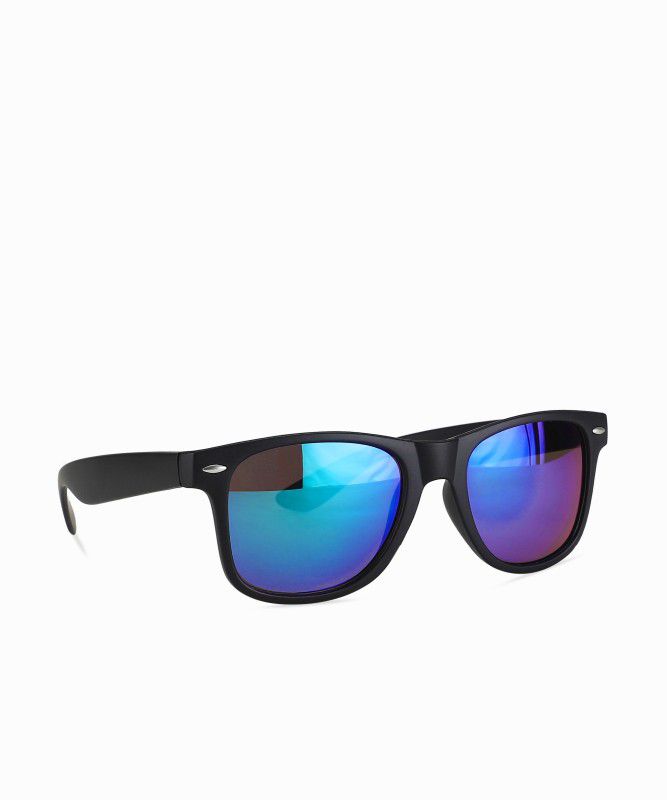 Mirrored Wayfarer Sunglasses (Free Size)  (For Men, Multicolor)