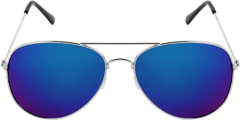 UV Protection Aviator Sunglasses (60)  (For Men & Women, Blue)