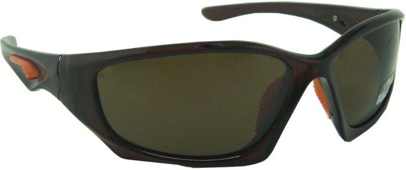 UV Protection Round Sunglasses (60)  (For Men, Brown)