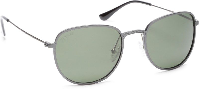Polarized Aviator Sunglasses (Free Size)  (For Men, Green)