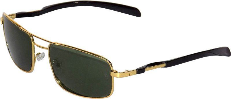UV Protection Shield Sunglasses (Free Size)  (For Men, Green)
