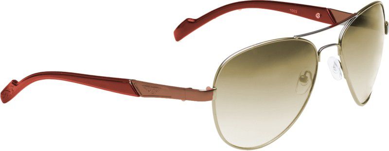 UV Protection Aviator Sunglasses (52)  (For Men & Women, Brown)