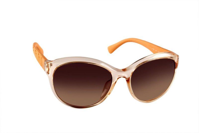 Gradient Cat-eye Sunglasses (54)  (For Women, Brown)
