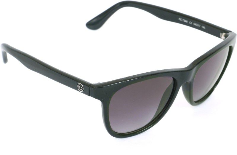 Gradient Retro Square Sunglasses (54)  (For Men & Women, Grey)
