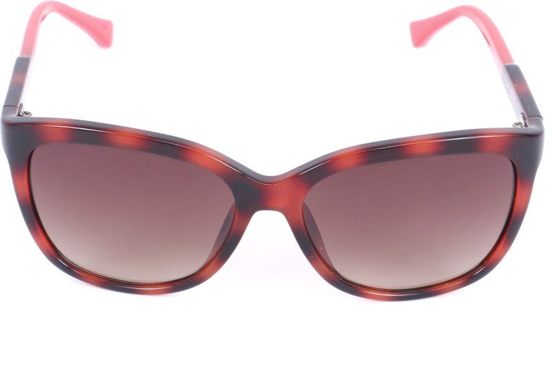 Gradient Wayfarer Sunglasses (57)  (For Men & Women, Brown)