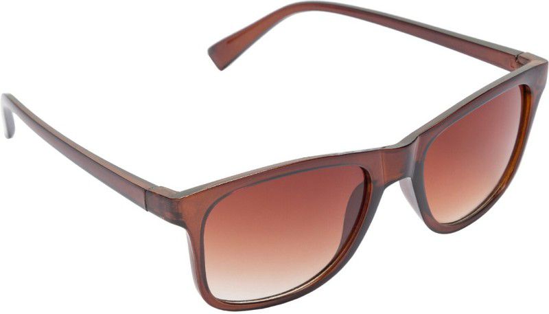UV Protection, Gradient Wayfarer Sunglasses (54)  (For Men & Women, Brown)