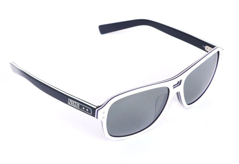 Mirrored Rectangular Sunglasses (58)  (For Men & Women, Silver)