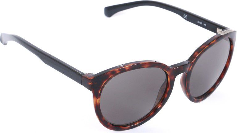 Gradient Oval Sunglasses (55)  (For Women, Blue)