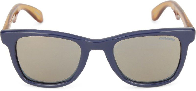 Mirrored Wayfarer Sunglasses (Free Size)  (For Men & Women, Blue)