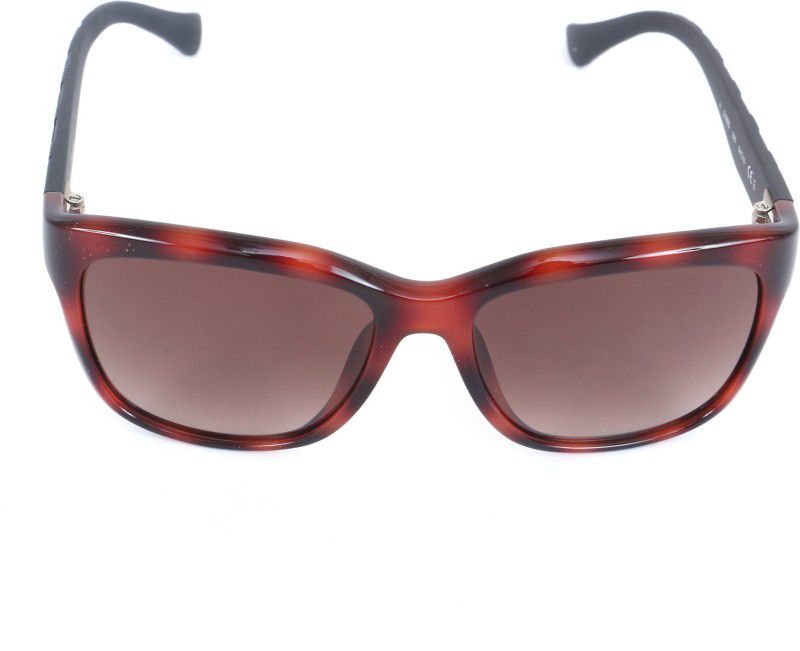 Gradient Retro Square Sunglasses (54)  (For Men & Women, Brown)