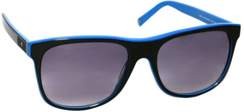 Gradient Retro Square Sunglasses (56)  (For Men & Women, Grey)