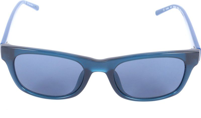 Gradient Retro Square Sunglasses (52)  (For Men & Women, Blue)