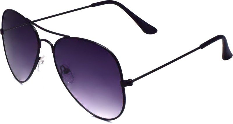 Gradient, UV Protection Aviator Sunglasses (99)  (For Men & Women, Violet)