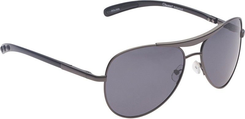 Polarized, Gradient Aviator Sunglasses (Free Size)  (For Men & Women, Grey)