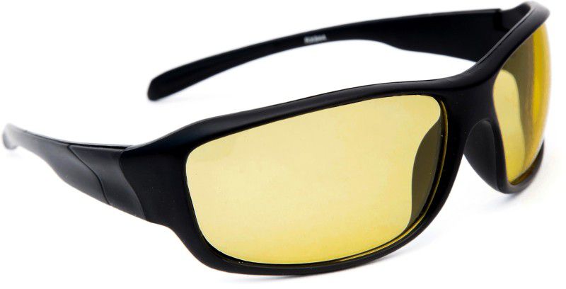 UV Protection Wrap-around, Sports Sunglasses (54)  (For Men & Women, Yellow)