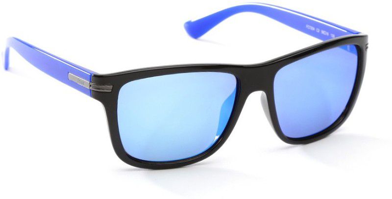 Mirrored Wayfarer Sunglasses (Free Size)  (For Men & Women, Grey, Blue)