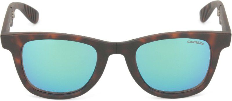 Mirrored Wayfarer Sunglasses (Free Size)  (For Men & Women, Green)