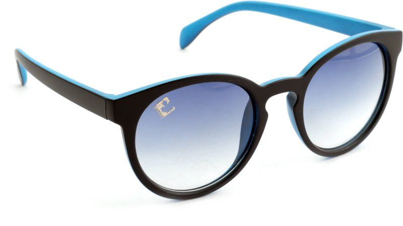 UV Protection, Gradient Oval Sunglasses (Free Size)  (For Boys, Blue)