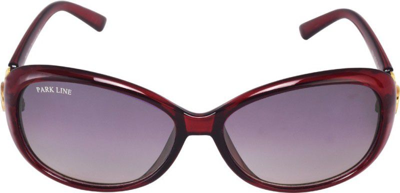 UV Protection Over-sized Sunglasses (Free Size)  (For Women, Violet)