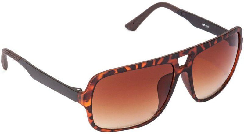 UV Protection Wayfarer Sunglasses (53)  (For Men, Brown)