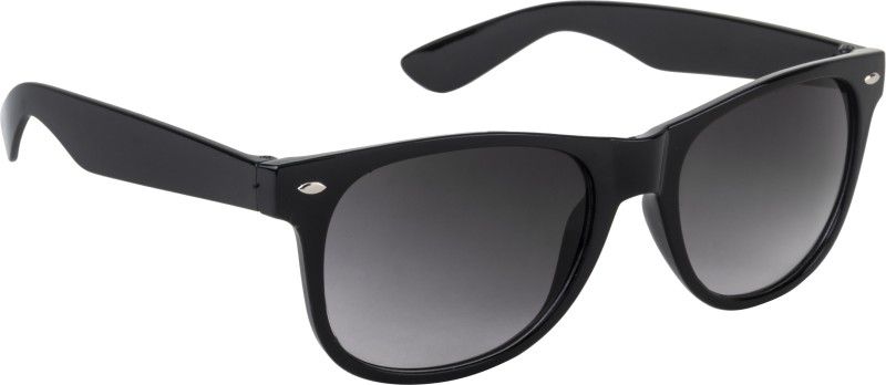 UV Protection Wayfarer Sunglasses (100)  (For Men & Women, Black)