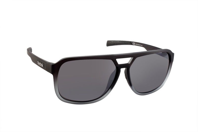 Polarized Retro Square Sunglasses (61)  (For Men & Women, Grey)